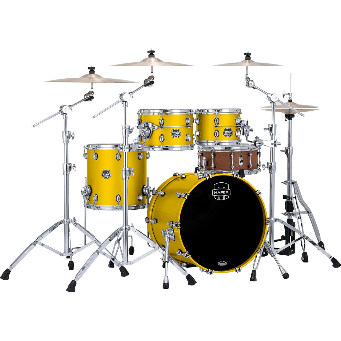 Mapex SE504XM Saturn Evolution Maple Fusion Tuscan Yellow 4-Piece Shell Set von Mapex