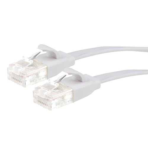 Maplin Ethernet-Kabel (CAT 6, RJ45-Stecker, flach, 5 m), Weiß von Maplin