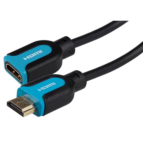 Maplin HDMI Verlängerungskabel 3m, 4K 30Hz Stecker auf Buchse Adapter, Ultra HD High Speed, ARC/HDR/3D, Ethernet, kompatibel mit Fernsehern, Monitor, PS4/5, Xbox, Projektor, Soundbar, Sky Box, PC, Maplin HDMI Verlängerungskabel 3m, 4K 30Hz Stecker auf Buchse Adapter, Ultra HD High Speed, ARC/HDR/3D, Ethernet, kompatibel mit Fernsehern, Monitor, PS4/5, Xbox, Projektor, Soundbar, Sky Box, PC, von Maplin