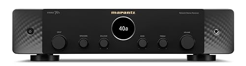 Marantz Stereo 70s Stereo-Gerät mit HDMI-Umschaltung, Streaming über HEOS Built-in, Phono-Eingang und UKW-/DAB+-Radio – Schwarz von Marantz