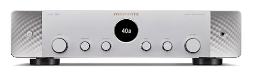 Marantz Stereo 70s Stereo-Gerät mit HDMI-Umschaltung, Streaming über HEOS Built-in, Phono-Eingang und UKW-/DAB+-Radio - Silber von Marantz