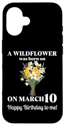 März Geburt Blume Narzisse und Jonquils 10. März Geburtstag Hülle für iPhone 16 von March BirthdayWildflower Designs