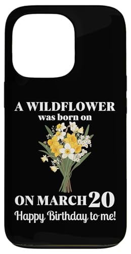 März Geburt Blume Narzisse und Jonquils 20. März Geburtstag Hülle für iPhone 13 Pro von March BirthdayWildflower Designs