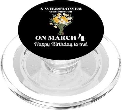 März Geburt Blume Narzisse und Jonquils 4. März Geburtstag PopSockets PopGrip für MagSafe von March BirthdayWildflower Designs