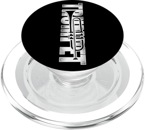 Trompetenspieler Vintage Trompete PopSockets PopGrip für MagSafe von Marching Band Jazz Brass Band Trumpeter HD0