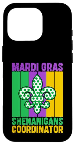 Hülle für iPhone 16 Pro Mardi Gras Shenanigans Koordinator von Mardi Gras Carnival Gifts & Clothing by DEILLUM