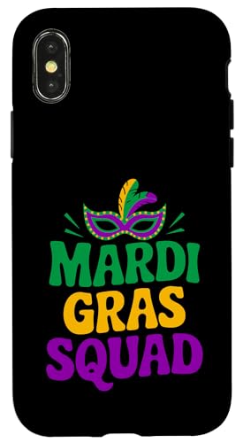 Hülle für iPhone X/XS Mardi Gras Mannschaft von Mardi Gras Carnival Gifts & Clothing by DEILLUM