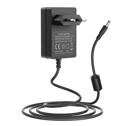 5V 3A Netzteil, AC-zu-DC-Adapter mit 5V, Kompatibel mit Victrola Plattenspieler VSC-550BT VSC-550BT-RD VSC-550BT-WH VSC-550BT-USA VSC-550BT-TU VSC-550BT-BK Netzkabel. von Mareisa