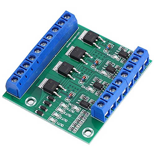 4-Way-MOS-Rohrmodul, DC 3,7-27V 4-Wege-Modulfeld-Effekt Verstärkt das Platinemodul, Steuerungssteuergeräte, Motoren, Glühbirnen und Stromwandler von Marhynchus