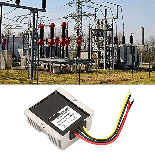 Spannungsreglermodul, 24-V-Aufwärts-/Abwärtswandlermodul, Stabiler Ausgang, 72 W Leistung für LED-Autodisplay, Überwachungskamera, Wasser, Stromwandler (6A) von Marhynchus