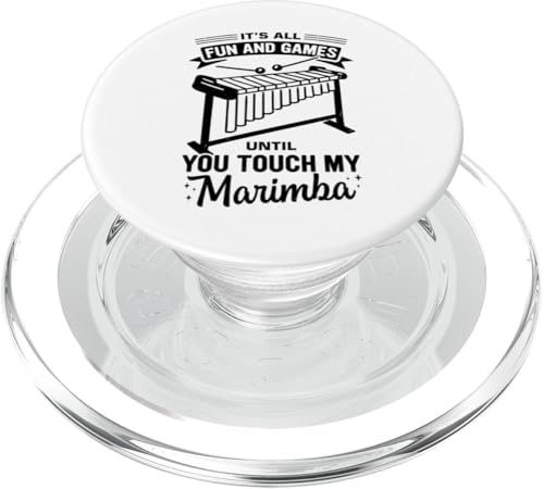 Marimbaphon Marimba Design für Marimbaspieler PopSockets PopGrip für MagSafe von Marimba Musikinstrument Musiker Designs