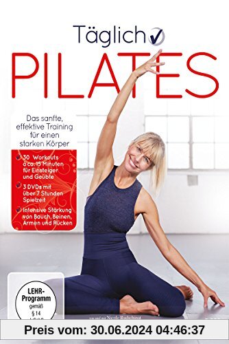 Täglich Pilates [3 DVDs] von Mario Spiegel