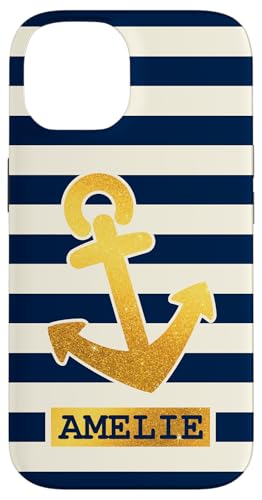 Amelie Name Vorname Maritimes Nautik Design Personalisiert Hülle für iPhone 14 Amelie Name Vorname Maritimes Nautik Design Personalisiert Hülle für iPhone 14 von Maritime Trend Designs Namensgeschenke Ideen