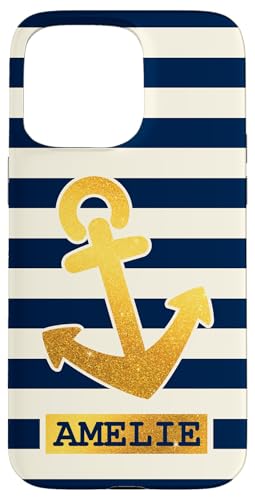 Amelie Name Vorname Maritimes Nautik Design Personalisiert Hülle für iPhone 15 Pro Max Amelie Name Vorname Maritimes Nautik Design Personalisiert Hülle für iPhone 15 Pro Max von Maritime Trend Designs Namensgeschenke Ideen
