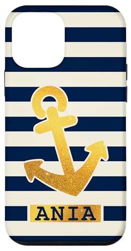 Ania Name Vorname Maritimes Nautik Design Personalisiert Hülle für iPhone 12 mini Ania Name Vorname Maritimes Nautik Design Personalisiert Hülle für iPhone 12 mini von Maritime Trend Designs Namensgeschenke Ideen