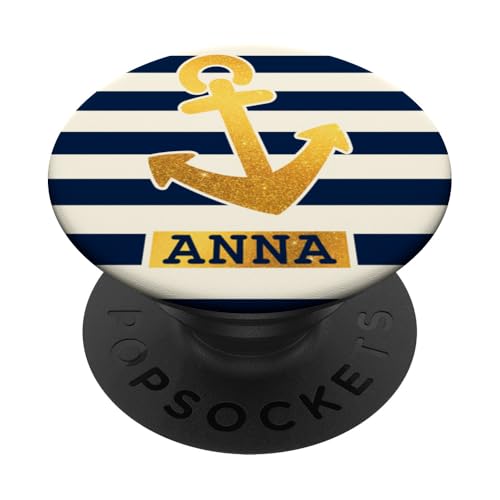 Anna Name Vorname Maritimes Nautik Design Personalisiert PopSockets Klebender PopGrip Anna Name Vorname Maritimes Nautik Design Personalisiert PopSockets Klebender PopGrip von Maritime Trend Designs Namensgeschenke Ideen