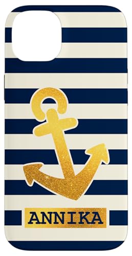 Annika Name Vorname Maritimes Nautik Design Personalisiert Hülle für iPhone 14 Plus Annika Name Vorname Maritimes Nautik Design Personalisiert Hülle für iPhone 14 Plus von Maritime Trend Designs Namensgeschenke Ideen