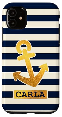 Carla Name Vorname Maritimes Nautik Design Personalisiert Hülle für iPhone 11 Carla Name Vorname Maritimes Nautik Design Personalisiert Hülle für iPhone 11 von Maritime Trend Designs Namensgeschenke Ideen