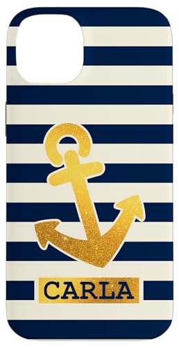 Carla Name Vorname Maritimes Nautik Design Personalisiert Hülle für iPhone 14 Plus Carla Name Vorname Maritimes Nautik Design Personalisiert Hülle für iPhone 14 Plus von Maritime Trend Designs Namensgeschenke Ideen