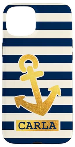 Carla Name Vorname Maritimes Nautik Design Personalisiert Hülle für iPhone 15 Plus Carla Name Vorname Maritimes Nautik Design Personalisiert Hülle für iPhone 15 Plus von Maritime Trend Designs Namensgeschenke Ideen