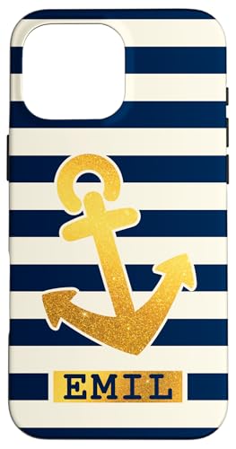 Emil Name Vorname Maritimes Nautik Design Personalisiert Hülle für iPhone 16 Pro Max Emil Name Vorname Maritimes Nautik Design Personalisiert Hülle für iPhone 16 Pro Max von Maritime Trend Designs Namensgeschenke Ideen