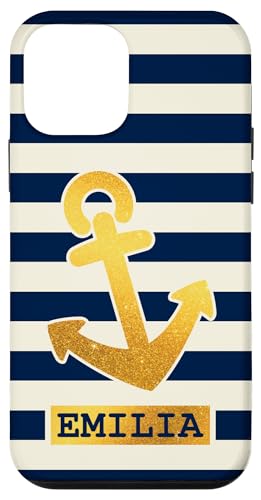 Emilia Name Vorname Maritimes Nautik Design Personalisiert Hülle für iPhone 12 mini Emilia Name Vorname Maritimes Nautik Design Personalisiert Hülle für iPhone 12 mini von Maritime Trend Designs Namensgeschenke Ideen