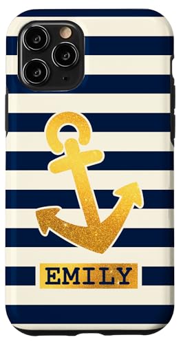 Emily Name Vorname Maritimes Nautik Design Personalisiert Hülle für iPhone 11 Pro Emily Name Vorname Maritimes Nautik Design Personalisiert Hülle für iPhone 11 Pro von Maritime Trend Designs Namensgeschenke Ideen