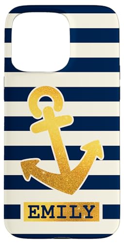 Emily Name Vorname Maritimes Nautik Design Personalisiert Hülle für iPhone 15 Pro Max Emily Name Vorname Maritimes Nautik Design Personalisiert Hülle für iPhone 15 Pro Max von Maritime Trend Designs Namensgeschenke Ideen
