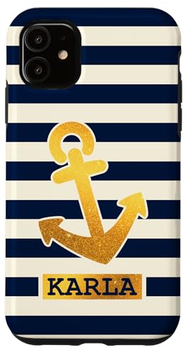Karla Name Vorname Maritimes Nautik Design Personalisiert Hülle für iPhone 11 Karla Name Vorname Maritimes Nautik Design Personalisiert Hülle für iPhone 11 von Maritime Trend Designs Namensgeschenke Ideen