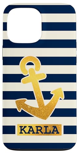 Karla Name Vorname Maritimes Nautik Design Personalisiert Hülle für iPhone 13 Pro Max Karla Name Vorname Maritimes Nautik Design Personalisiert Hülle für iPhone 13 Pro Max von Maritime Trend Designs Namensgeschenke Ideen