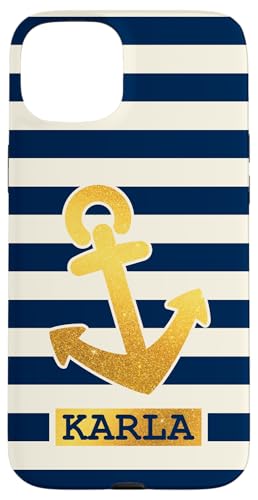 Karla Name Vorname Maritimes Nautik Design Personalisiert Hülle für iPhone 15 Plus Karla Name Vorname Maritimes Nautik Design Personalisiert Hülle für iPhone 15 Plus von Maritime Trend Designs Namensgeschenke Ideen