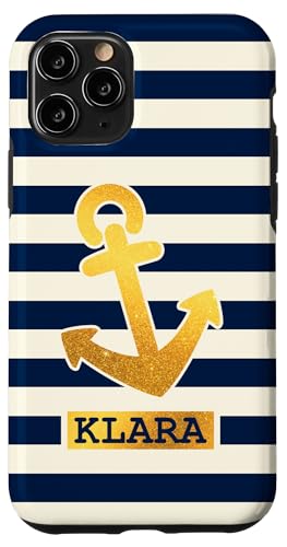 Klara Name Vorname Maritimes Nautik Design Personalisiert Hülle für iPhone 11 Pro Klara Name Vorname Maritimes Nautik Design Personalisiert Hülle für iPhone 11 Pro von Maritime Trend Designs Namensgeschenke Ideen