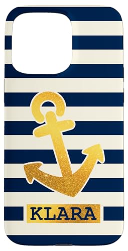 Klara Name Vorname Maritimes Nautik Design Personalisiert Hülle für iPhone 15 Pro Max Klara Name Vorname Maritimes Nautik Design Personalisiert Hülle für iPhone 15 Pro Max von Maritime Trend Designs Namensgeschenke Ideen