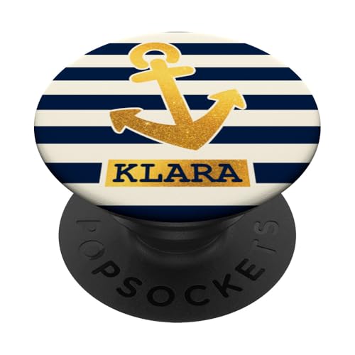 Klara Name Vorname Maritimes Nautik Design Personalisiert PopSockets Klebender PopGrip Klara Name Vorname Maritimes Nautik Design Personalisiert PopSockets Klebender PopGrip von Maritime Trend Designs Namensgeschenke Ideen
