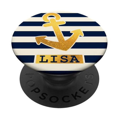 Lisa Name Vorname Maritimes Nautik Design Personalisiert PopSockets Klebender PopGrip Lisa Name Vorname Maritimes Nautik Design Personalisiert PopSockets Klebender PopGrip von Maritime Trend Designs Namensgeschenke Ideen