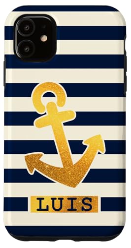 Luis Name Vorname Maritimes Nautik Design Personalisiert Hülle für iPhone 11 Luis Name Vorname Maritimes Nautik Design Personalisiert Hülle für iPhone 11 von Maritime Trend Designs Namensgeschenke Ideen