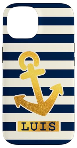 Luis Name Vorname Maritimes Nautik Design Personalisiert Hülle für iPhone 14 Luis Name Vorname Maritimes Nautik Design Personalisiert Hülle für iPhone 14 von Maritime Trend Designs Namensgeschenke Ideen