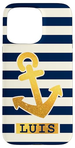 Luis Name Vorname Maritimes Nautik Design Personalisiert Hülle für iPhone 15 Pro Max Luis Name Vorname Maritimes Nautik Design Personalisiert Hülle für iPhone 15 Pro Max von Maritime Trend Designs Namensgeschenke Ideen