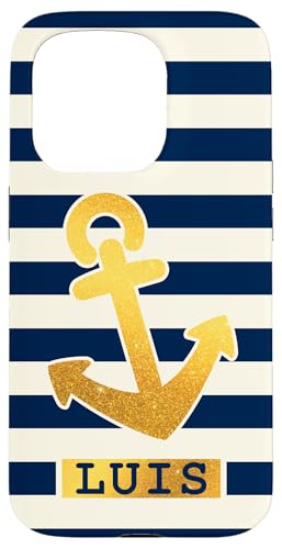 Luis Name Vorname Maritimes Nautik Design Personalisiert Hülle für iPhone 15 Pro Luis Name Vorname Maritimes Nautik Design Personalisiert Hülle für iPhone 15 Pro von Maritime Trend Designs Namensgeschenke Ideen