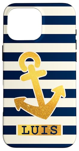 Luis Name Vorname Maritimes Nautik Design Personalisiert Hülle für iPhone 16 Pro Max Luis Name Vorname Maritimes Nautik Design Personalisiert Hülle für iPhone 16 Pro Max von Maritime Trend Designs Namensgeschenke Ideen