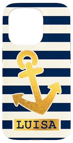 Luisa Name Vorname Maritimes Nautik Design Personalisiert Hülle für iPhone 15 Pro Luisa Name Vorname Maritimes Nautik Design Personalisiert Hülle für iPhone 15 Pro von Maritime Trend Designs Namensgeschenke Ideen