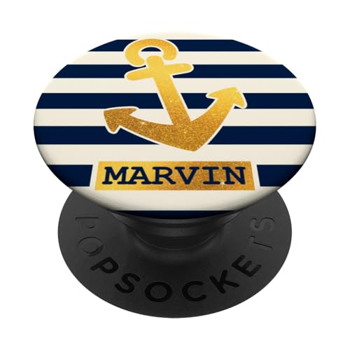 Marvin Name Vorname Maritimes Nautik Design Personalisiert PopSockets Klebender PopGrip Marvin Name Vorname Maritimes Nautik Design Personalisiert PopSockets Klebender PopGrip von Maritime Trend Designs Namensgeschenke Ideen