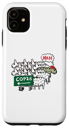 Hülle für iPhone 11 Anti-COP26. von Mark Ewbie