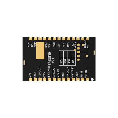 Marran SA618F30 1W 3KM Wireless Audio Modul unterstützt 8-Kanal Vollduplex Multi-Device Concurrency Data Transceiver-Modul von Marran