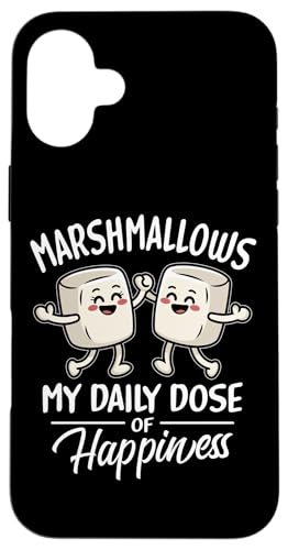 Hülle für iPhone 16 Plus Witziger Marshmallow Spruch von Marshmallow Designs