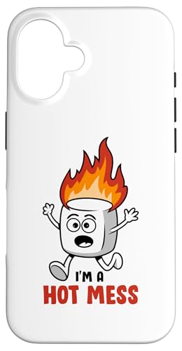 Hülle für iPhone 16 Witziger Marshmallow Spruch von Marshmallow Designs