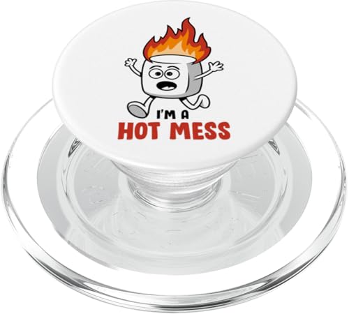 Witziger Marshmallow Spruch PopSockets PopGrip für MagSafe von Marshmallow Designs