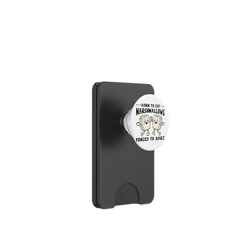 Witziger Marshmallow Spruch PopSockets PopWallet für MagSafe von Marshmallow Designs