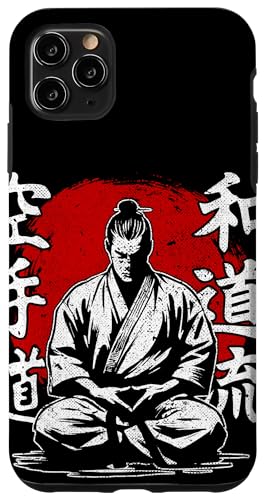 Hülle für iPhone 11 Pro Max Wado Ryu Karate Do Japan Sun Kampfkunst Jahrgang Vintage von Martial Artist Wear