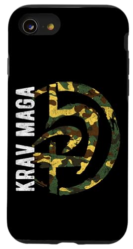 Hülle für iPhone SE (2020) / 7 / 8 Krav Maga Self Defence System Kampfkunst Logo Vintage von Martial Artist Wear